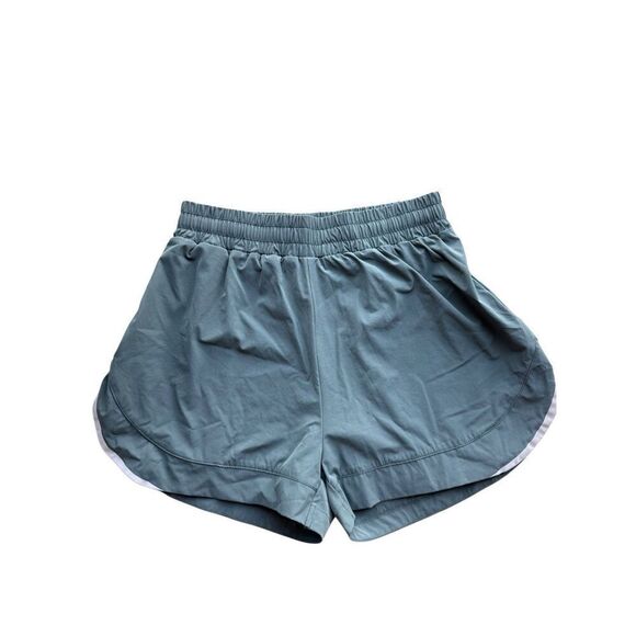 Alphalete Stride Shorts 3" In Halo Gray/Bluish Size S - Picture 3 of 7